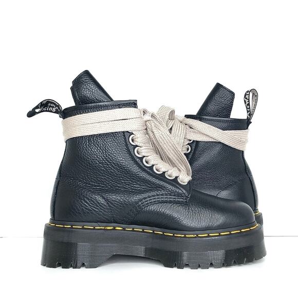 NIB Dr Martens x 1460 Quad Rick Owens Jumbo Lace Boots Women’s 9 Shoes - Picture 6 of 15